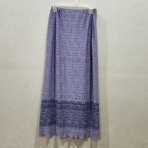 Purple maxi skirt